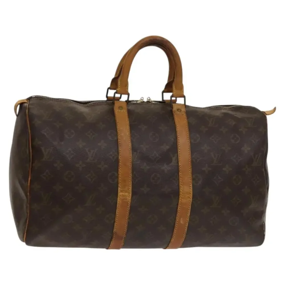 LOUIS VUITTON Monogram Keepall 45 Boston Bag M41428